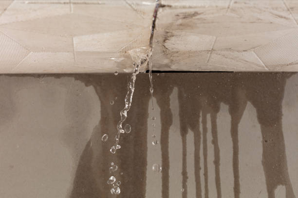 Professional Water Damage Restoration technician working in Cutchogue, NY